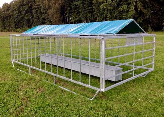 3 Rails 4m Metal Corral Fence Galvanized Livestock Fencing Panels