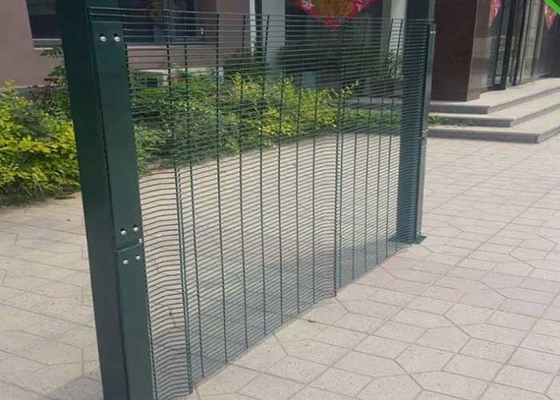 OHSAS 3mm Security Steel Fence Railway Station 358 Welded Mesh