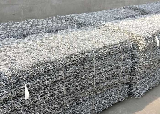 Galvanized 80mmx100mm Gabion Wire Mesh Stone Retaining Wall Cages