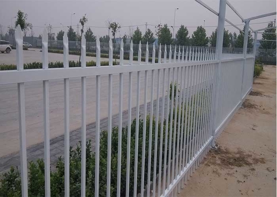 Galvanization Steel Picket Fence 1800*2400mm Rot Proof