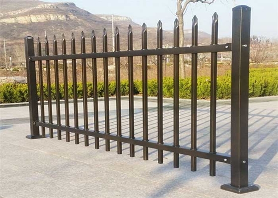 Spear Top Tubular Steel Fence