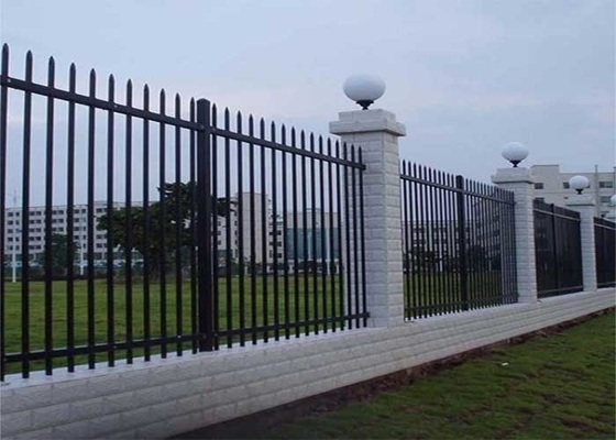 Galvanized Welded 1.8x2.4m Tubular Steel Fence OHSAS Approval