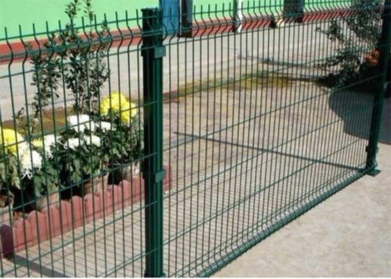 3D Welded 40mm Square Post Security Steel Fence 1.8m High