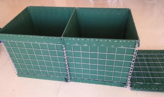 Prefabricated Round HESCO Wall 4.5mm Wire Hesco Sand Barrier