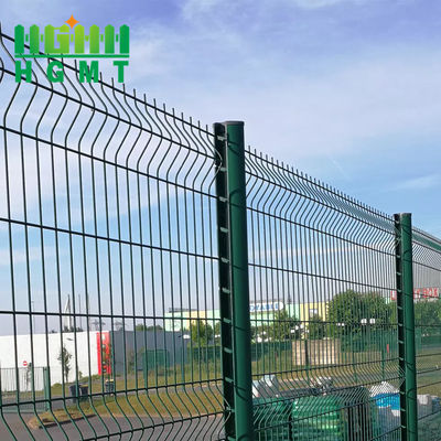 Outdoor Decorative 3D Curved Welded Wire Mesh Garden Fence For Fence Panel