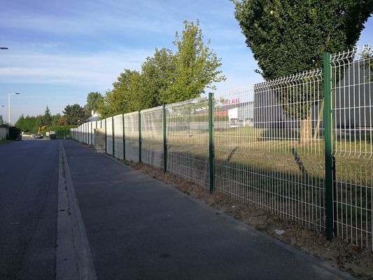 3d V Bending Curved Welded Wire Mesh Fence Hot Galvanized Steel Metal ...