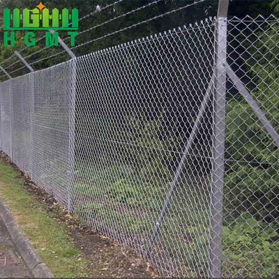 Outdoor PVC Black Vinyl Coated Cyclone Iron Wire Mesh Metal Fence 8 ft ...