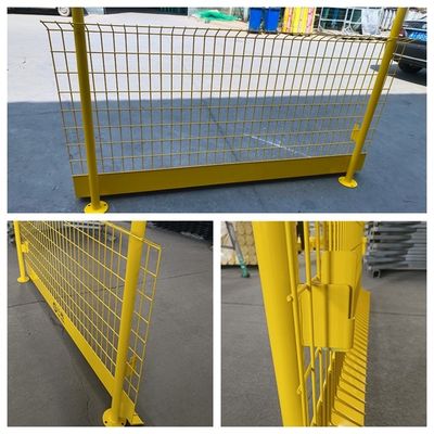 Modular Edge Protection Adjustable Edge Protection Barrier Modular Design for Flexible Installation