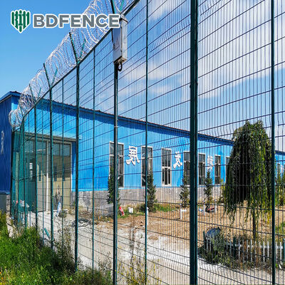 Y Shape Post Y Post Airport Fence Concertina Razor Fence Wire Mesh ...