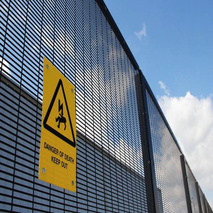 latest company news about 358 Safety Fence Clear Vu Wire Y Post Fence for Airport  1