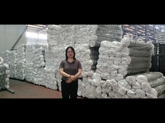 Packaging of galvanized chain link fence shipped to Canada