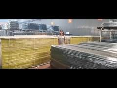 edge protection barrier being powder coated