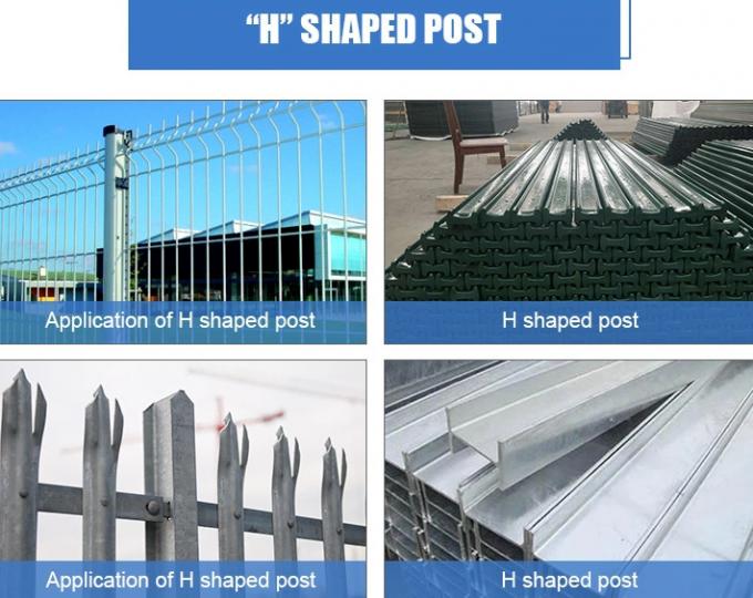 L8' 18 Holes Steel Fence T Post Canada Standard Studded T Post